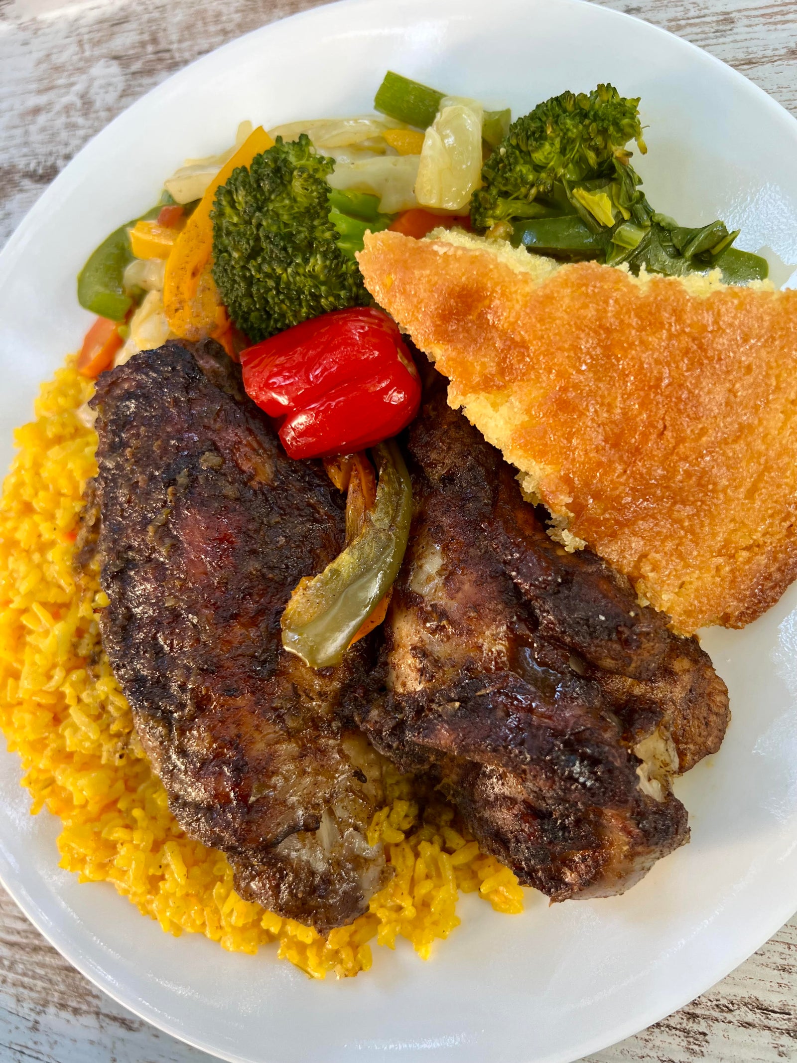 Baked Jerk Turkey Wings