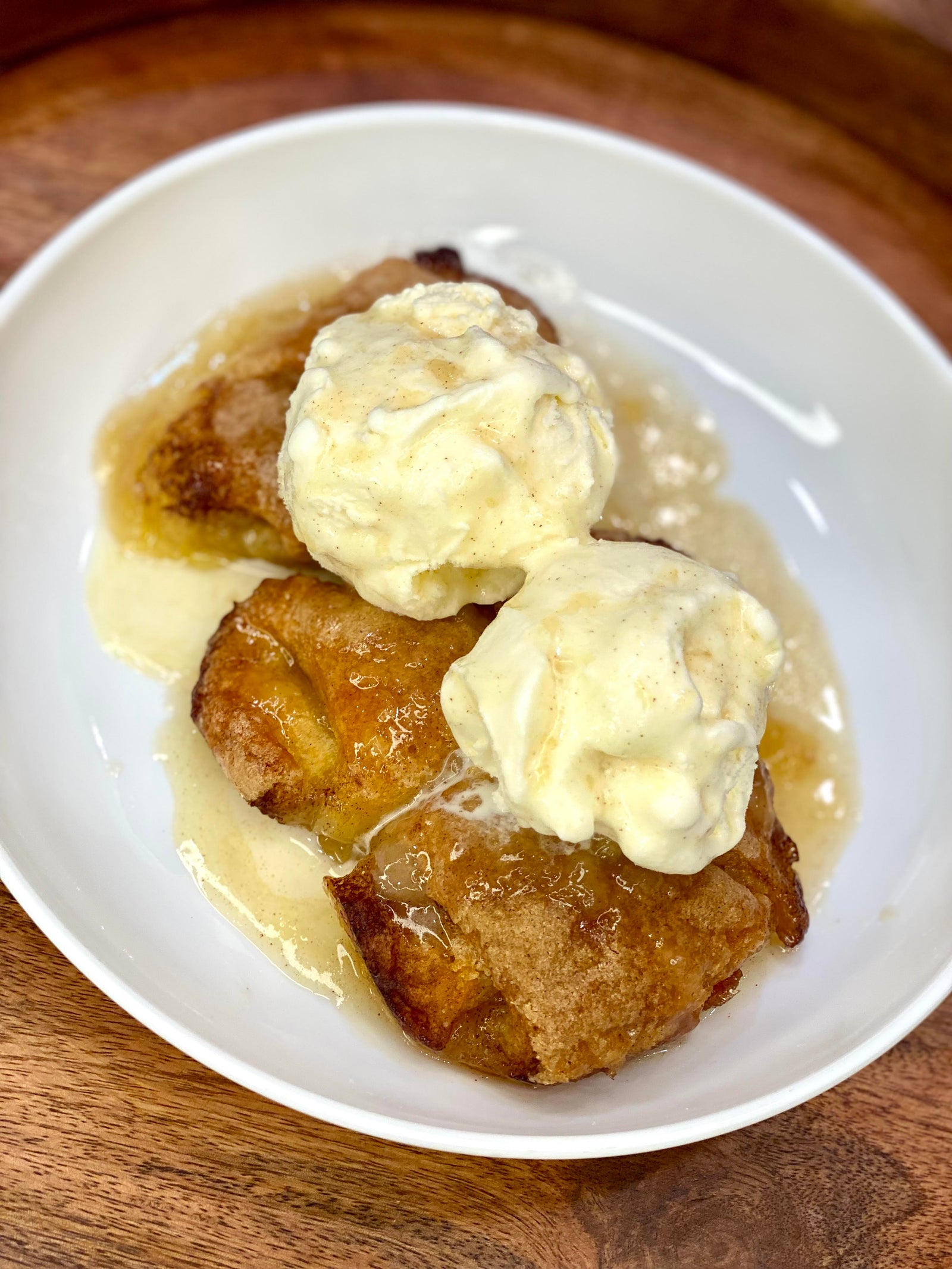 Peach Dumplings